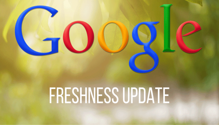 الگوریتم freshness گوگل چیست ؟