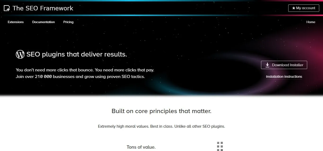 افزونه دِ اسایاو فریمورک (The SEO Framework) یکی از برترین افزونه های سئوی وردپرس